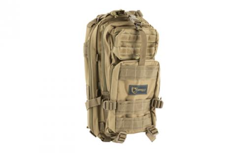 Drago Gear Tracker Backpack, 18x11x11, Tan 14-301TN