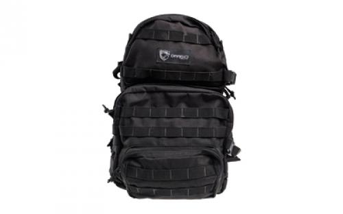 Drago Gear Assault Backpack, 20x15x13, Black 14-302BL