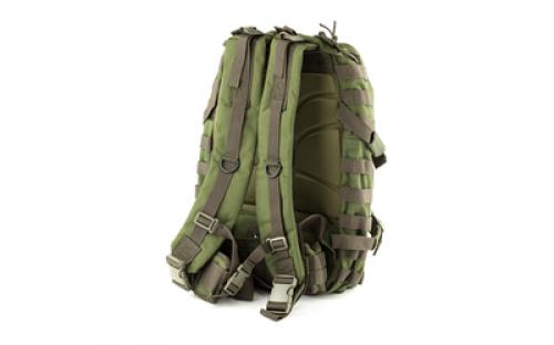 Drago Gear Assault Backpack, 20"x15"x13", OD Green 14-302GR