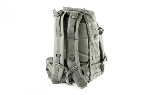 Drago Gear Assault Backpack, 20"x15"x13", Seal Gray 14-302GY