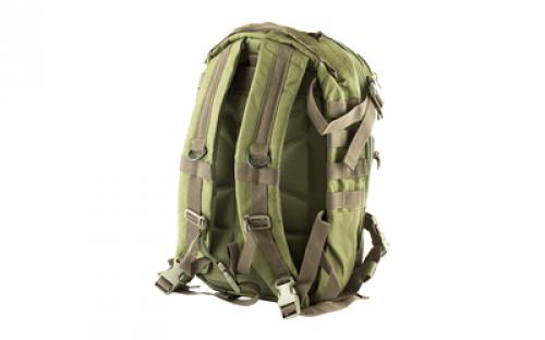 Drago Gear Scout Backpack, Green, 16"x10"x10", Green 14-305GR