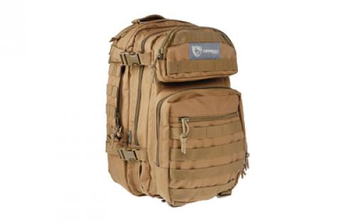 Drago Gear Scout Backpack, 16x10x10, Tan 14-305TN