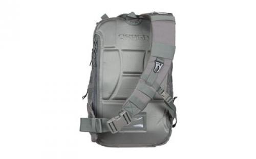 Drago Gear Atlus Backpack, 600 Polyester, 19"x11"x10", Gray 14-308GY