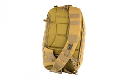 Drago Gear Atlus Sling Backpack, Backpack, Tan, 600D Polyester, 19"x11"x10" 14-308TN