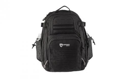 Drago Gear Defender Backpack, 600D Polyester, Black 14-310BL