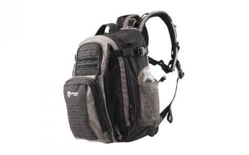 Drago Gear Defender Backpack, 600D Polyester, Shadow two tone Black and Steel 14-310SH