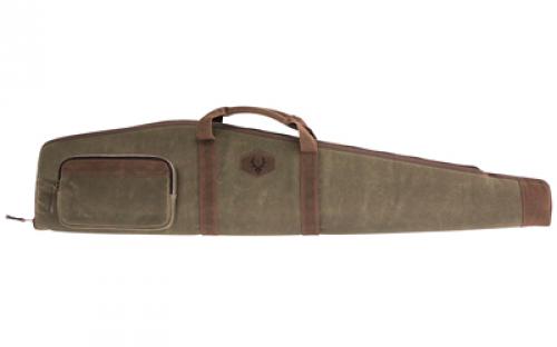 Evolution Outdoor Rawhide Series, Rifle Case, Fits Most Rifles Up to 46, Cotton Duck Canvas Construction, Green 44347-EV