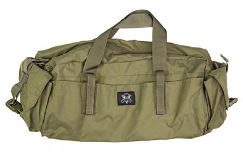 Grey Ghost Gear Transport Bag, Ideal Size for Storing in a Vehicle, the Main Compartment has Ample Room for a Handgun or Even a Folded PDW/SBR, 11H X 22W X 5D, Ranger Green 4601-6