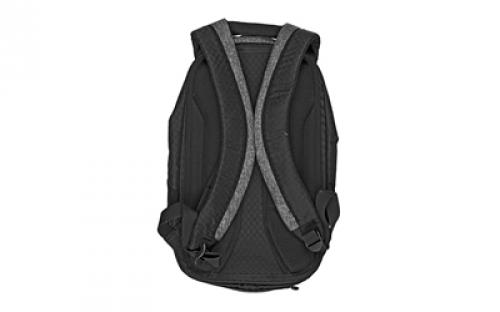 Grey Ghost Gear Scarab Day Pack, Ripstop Nylon, 17.5"H X 11"W X 7"D, 1037 Cubic Inches, Enough Storage and Organization for a 24 Hour Mission, Thick Mesh-Lined Padding to Ensure for a Comfortable All Day Ride, Black Diamond/Black Heather 6007-2D-2H