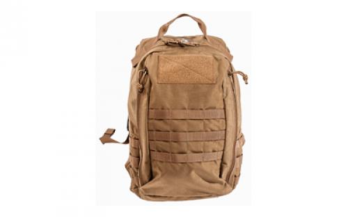 Grey Ghost Gear Lightweight Assault Pack, Mod 1, Backpack, Coyote Brown, Ripstop Nylon 6015-4