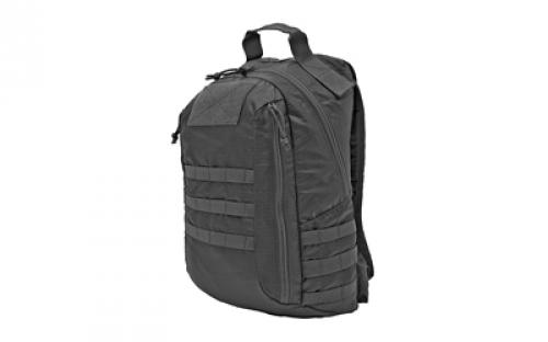 Grey Ghost Gear Lightweight Assault Pack, Mod 1, Backpack, Black, Ripstop Nylon 6015-2