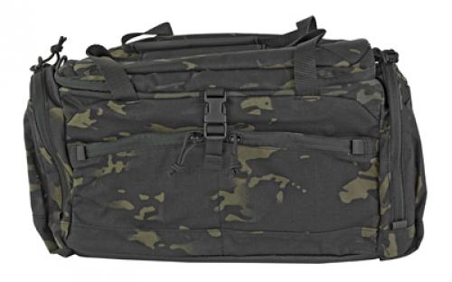 Grey Ghost Gear Range Bag, 9"T X 20"W X 7"D, 1260 Cubic Inches, Nylon, Multicam Black 60200-42