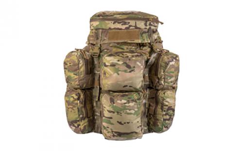 Grey Ghost Gear Bar-5200, Ruck Sack, Constructed from 500 Denier Cordura Nylon, 5200 Cubic Inches, Consists of Eight Exterior Pouches Plus a Claymore Pocket on the Top of the Flap with an Additional Zippered Mesh Pocket Underneath, MultiCam 6205-5