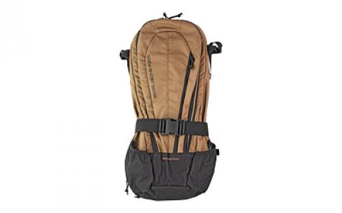 Grey Ghost Gear Apparition SBR Bag, Backpack, Can Fit a 10.5 or Shorter SBR, Black/Brown, 27H Without Extended Bottom/33H With Extended Bottom X 12W X 4D GTG5874-14-2