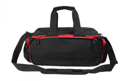 Grey Ghost Gear Range Bag, Nylon Construction, Matte Finish, Black with Red Zips GTG5897-2