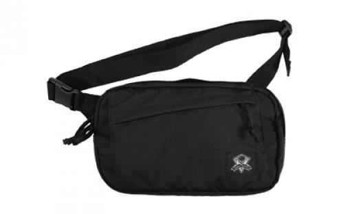 Grey Ghost Gear Crossbody Bag, Nylon Construction, Matte Finish, Black GTG5942-2