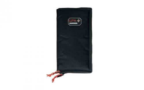 GPS Pistol Sleeve, Black, Soft, Large GPS-1265PS