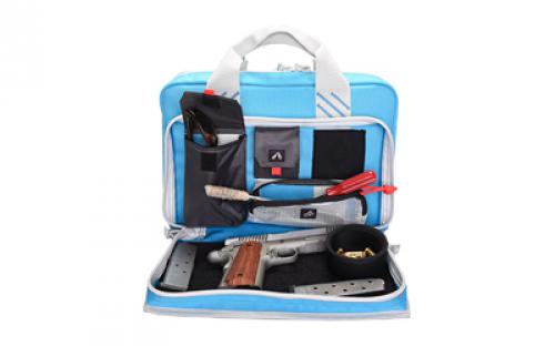 GPS Pistol Case, Blue, Soft, Up To 4 Pistols GPS-1310PCRB