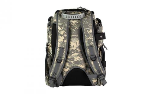 GPS Handgunner, Backpack With Cradle For Four Handguns, Fall Digital Camo, Nylon GPS-1711BPDC