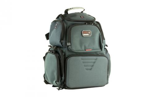 GPS Handgunner, Backpack, Gray, Soft GPS-1711BPG