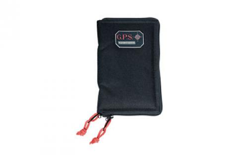 GPS Pistol Sleeve, Black, Soft, Medium GPS-865PS