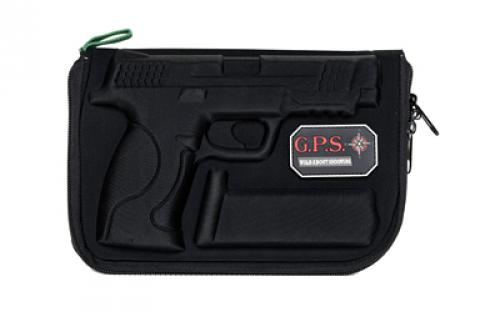 GPS Pistol Case, Black, Soft GPS-912PC