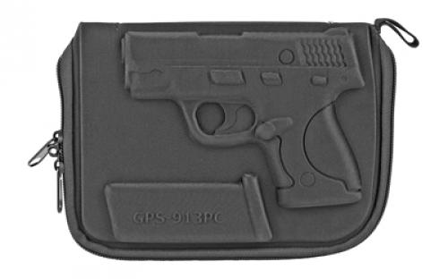 GPS Molded Case, Black, Fits S&W Shield GPS-913PC