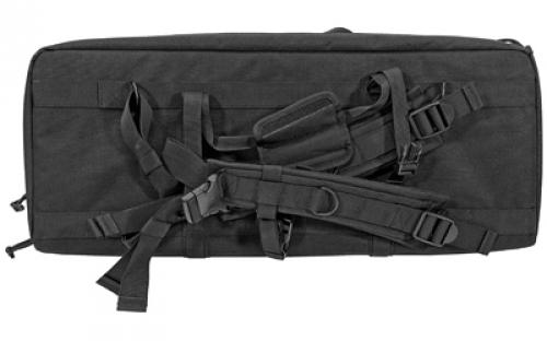 GPS Tactical Double Rifle Case, Black, 28", 600 Denier Polyester GPS-DRC28