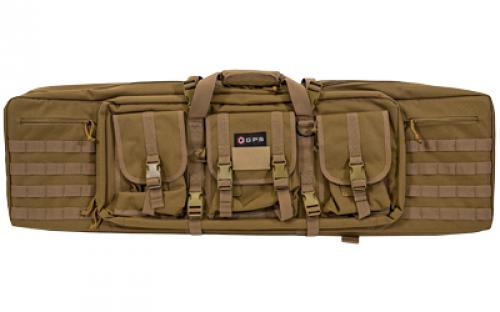 GPS Tactical Double Rifle Case, Flat Dark Earth, 42, 600 Denier Polyester GPS-DRC42-FDE