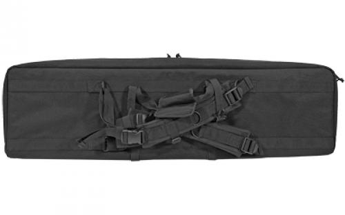 GPS Tactical Double Rifle Case, Black, 42", 600 Denier Polyester GPS-DRC42