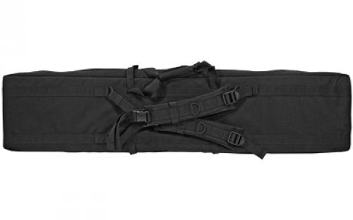 GPS Tactical Double Rifle Case, Black, 55", 600 Denier Polyester GPS-DRC55