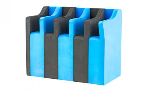 GPS Foam Pistol Cradle, Blue Foam, Holds Up To 5 Pistols GPS-F500CRN