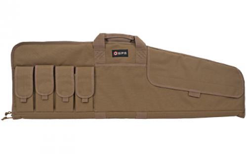 GPS Tactical Single Rifle Case, Flat Dark Earth, 42, 600 Denier Polyester GPS-SRC42-FDE