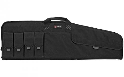 GPS Tactical Single Rifle Case, Black, 42, 600 Denier Polyester GPS-SRC42