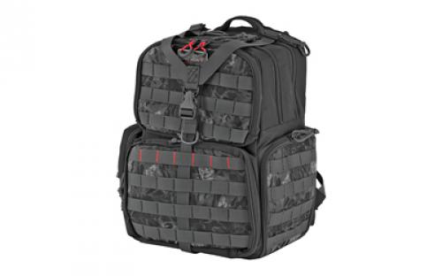 GPS Tactical Range Backpack, Black GPS-T1612BPPMB