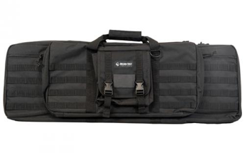 Mission First Tactical Double Rifle Case, 36 Long, Fits 2 Rifles, 600 Denier Ballistic Nylon, Matte Finish, Black B1-DRC-36-BL