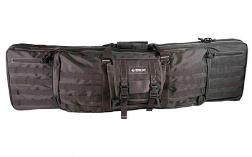 Mission First Tactical Double Rifle Case, 42 Long, Fits 2 Rifles, 600 Denier Ballistic Nylon, Matte Finish, Black B1-DRC-42-BL