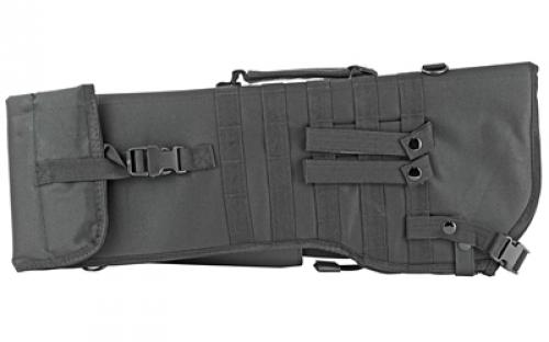 NCSTAR Rifle Scabbard, Black, Nylon, 22 Length, Six Metal D-Ring locations, Includes Padded Shoulder Sling CVRSCB2919B