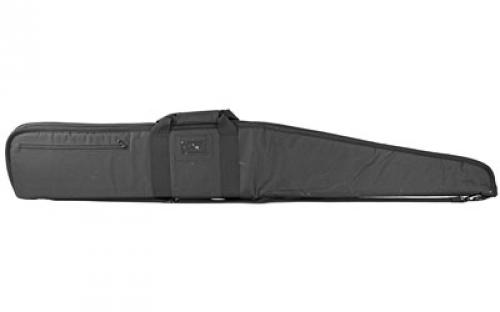 NCSTAR 2958 Series Shotgun Case, Black, Nylon, 54" Length, Metal Lockable Zipper Pulls, Includes Adjustable 2" Shoulder Strap with Shoulder Pad CVSHB2958-54