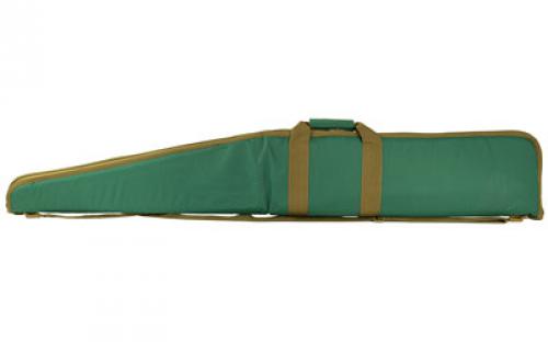 NCSTAR 2958 Series Shotgun Case, Green, Nylon, 54 Length, Metal Lockable Zipper Pulls, Includes Adjustable 2 Shoulder Strap with Shoulder Pad CVSHG2958-54