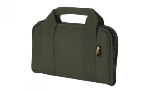 US PeaceKeeper Attache, Pistol Case, 12.5x6.5, 600 Denier Polyester, Olive Drab Green P21107