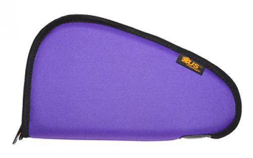 US PeaceKeeper Pistol Case, 11x6, 600 Denier Polyester, Purple P21411