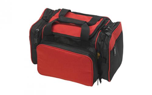 US PeaceKeeper Small Range Bag, Red w/Black Accents, 600 Denier Polyester, 14x8.5x8 P22202