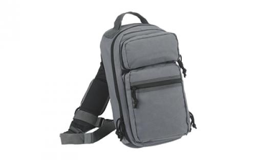 US PeaceKeeper EDC Sling Pack, Shoulder Bag, Urban Gray, 600 Denier Polyester, 8.5x17x5.5 P51320