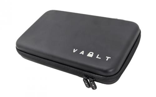 Vault Case Large Case, Velcro Flex Panels, Elastic Holders, 11x6.5, Smooth Matte Finish, Black VLTCASMATLRG