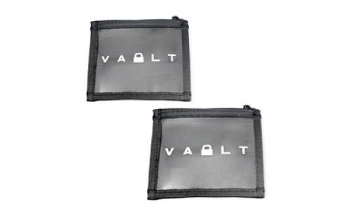 Vault Case Parts Pouch, Large, 5x4.5, Zippered Pouch, 2 Pieces VLTPOUCHLRG