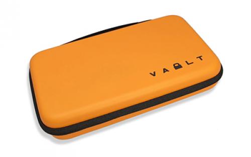 Vault Case Large Case, Velcro Flex Panels, Elastic Holders, 11x6.5, Smooth Matte Finish, Orange Outer Shell VLTSTDORANGE