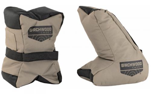 Birchwood Casey Tactical Gun Rest, Specifically Designed for Tactical Rifles, Heavy Duty Ballistic Nylon Fabric Holds Up to Rough Edge Pic Rail Handguards, Rear Bag Can Be Used Two Different Directions BC-SRB-CMBO