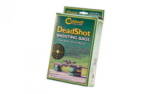 Caldwell Deadshot Shooting Bags, Front, Rear and Combo, Green, Unfilled 248885