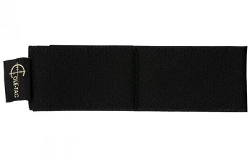 Cole-TAC Elastic Organizer, 2-Cell, Velcro Loop Backing, Black EE2002